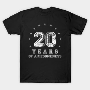 Vintage 20 years of awesomeness T-Shirt